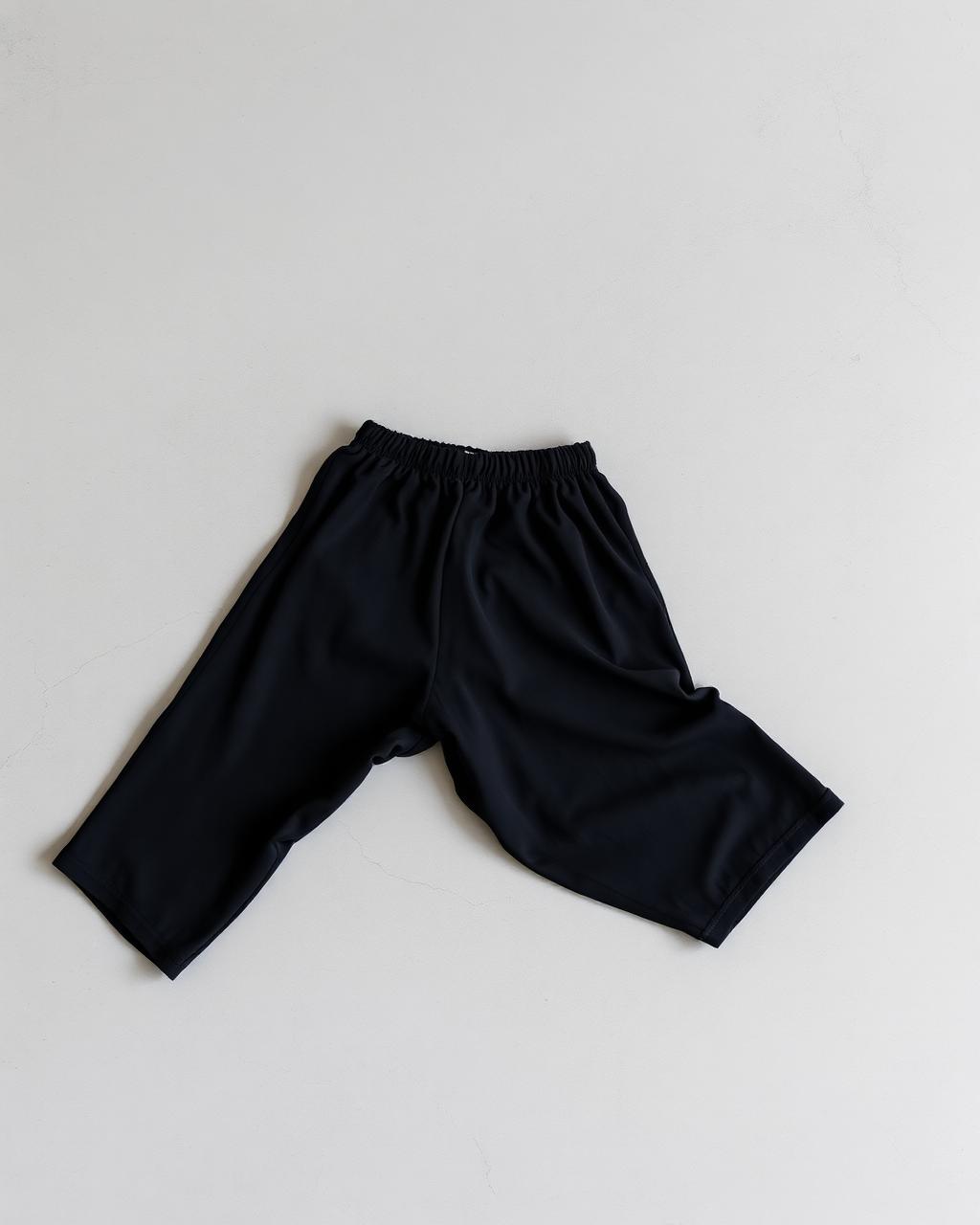 Relaxed Fit Pants — Onyx Black